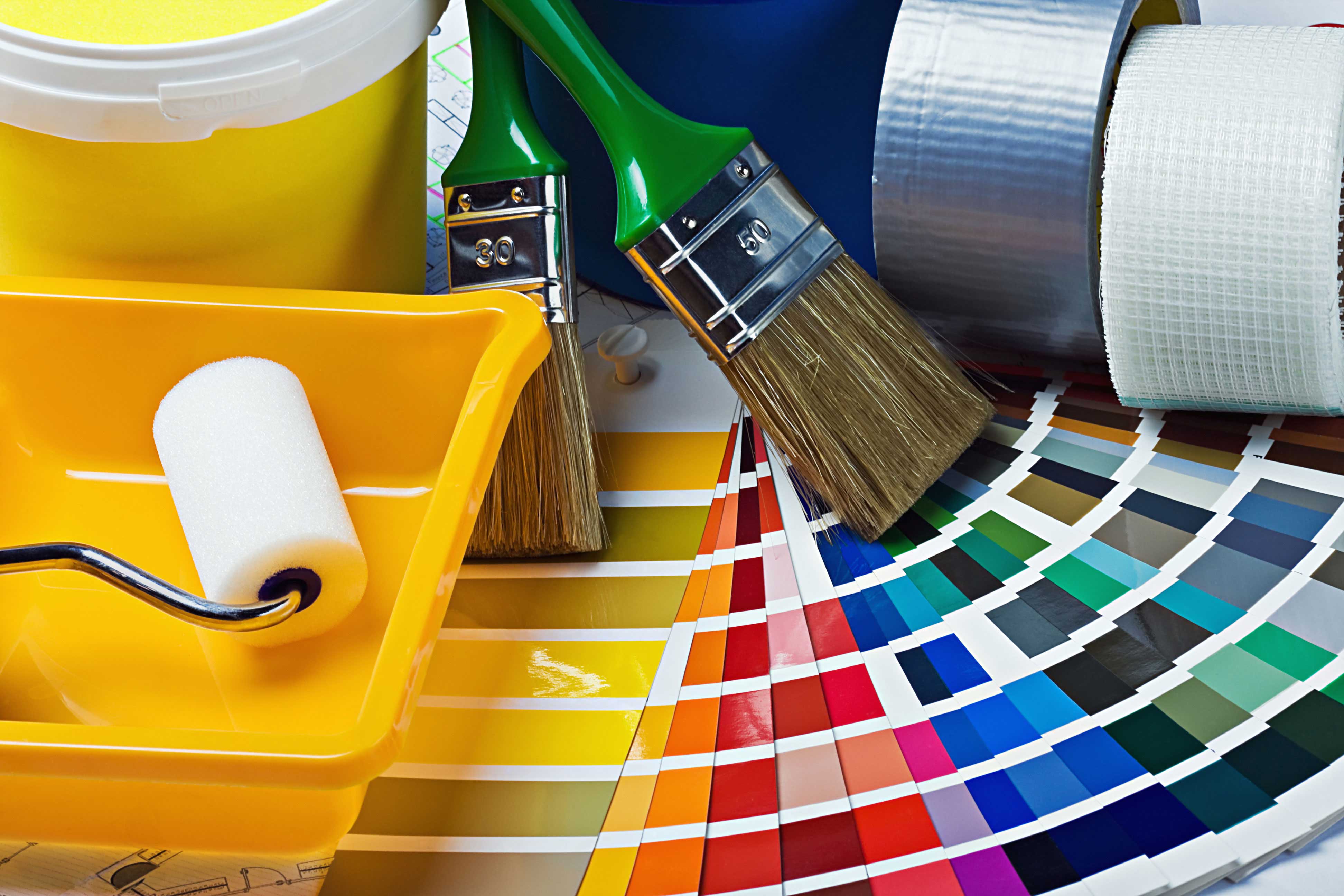 Schilders van Colori Paints aan het werk in Antwerpen
